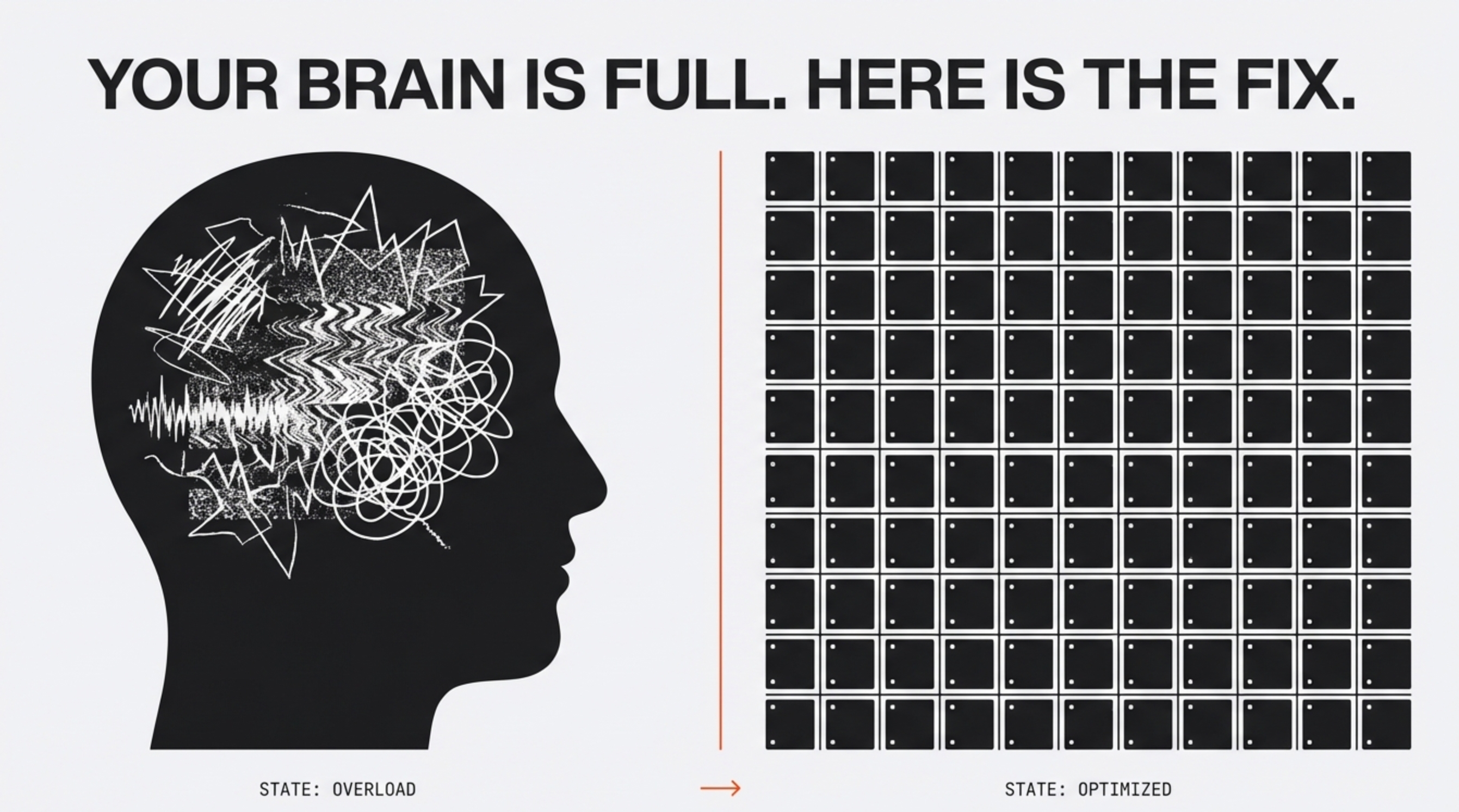 Brain overload caused by information overload and how a second brain fixes it
